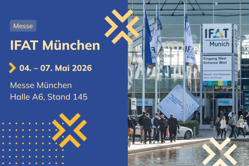 Ankündigung: mse als Aussteller auf der IFAT 2026 in München