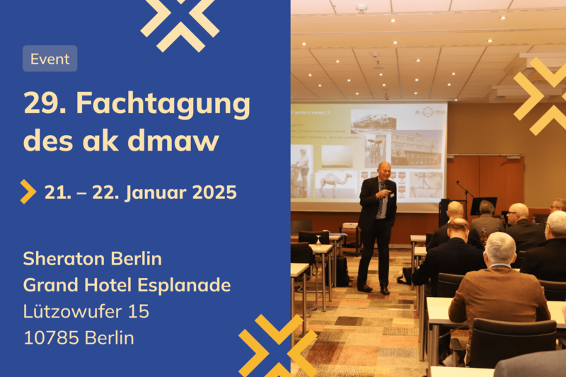Ankündigung 29. ak dmaw-Fachtagung in Berlin